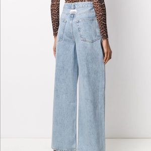 Ganni wide leg jeans